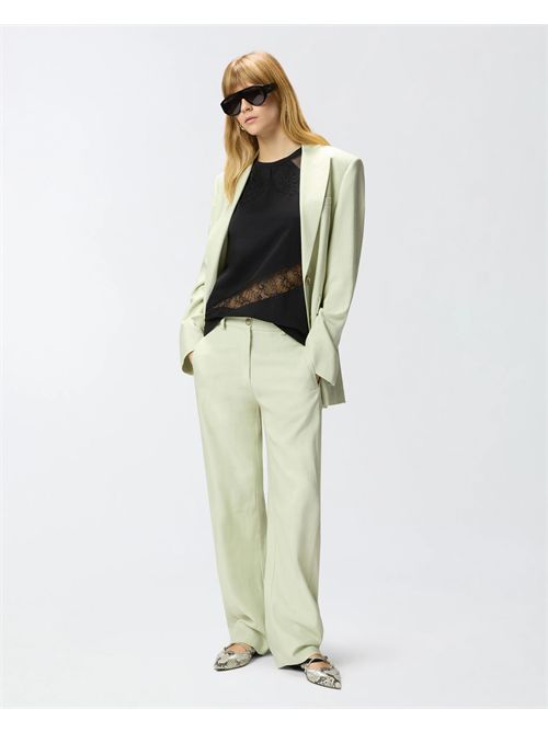 Top smanicato con dettagli in pizzo PINKO | 106291A335/Z99